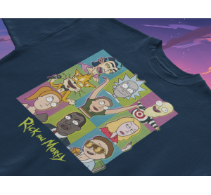 Rick and Morty Character Group Box Up Poster